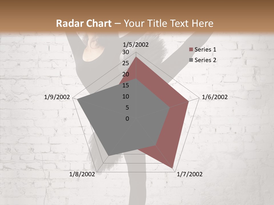 Female Ballerina Motion PowerPoint Template