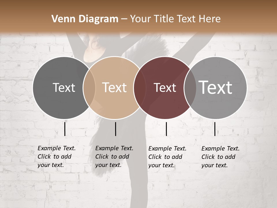 Female Ballerina Motion PowerPoint Template