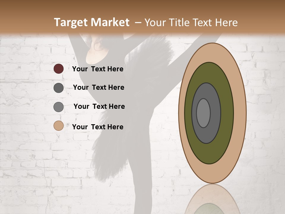 Female Ballerina Motion PowerPoint Template