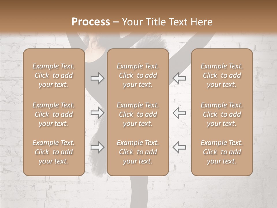 Female Ballerina Motion PowerPoint Template