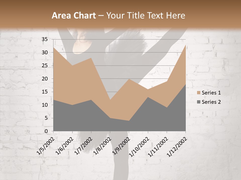 Female Ballerina Motion PowerPoint Template