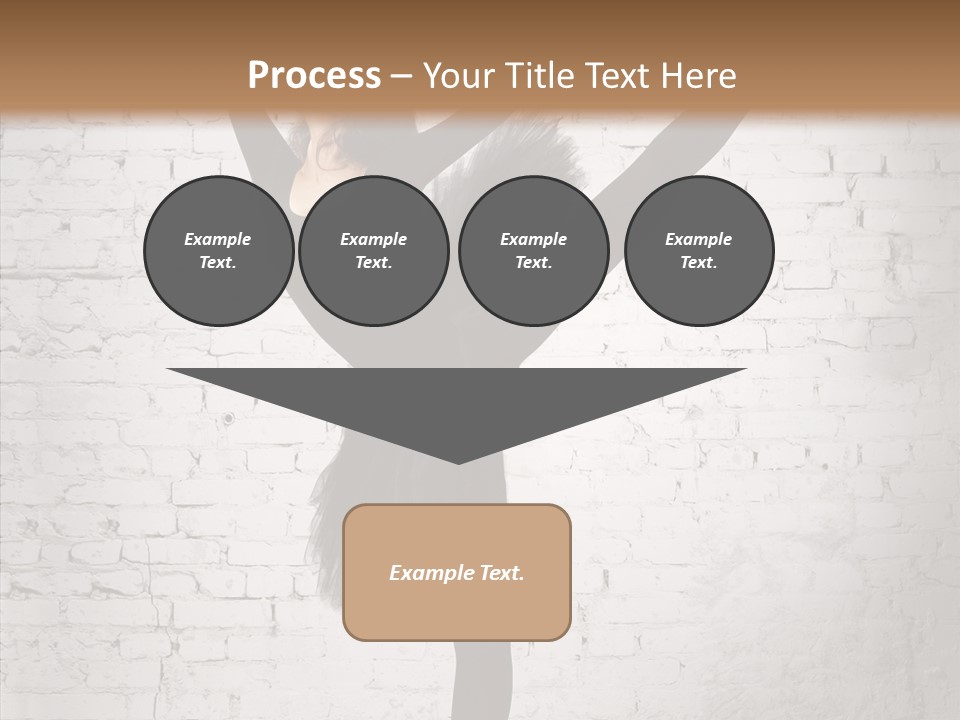 Female Ballerina Motion PowerPoint Template