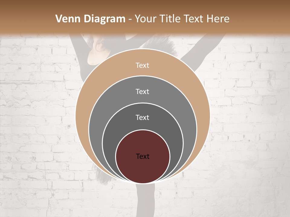 Female Ballerina Motion PowerPoint Template