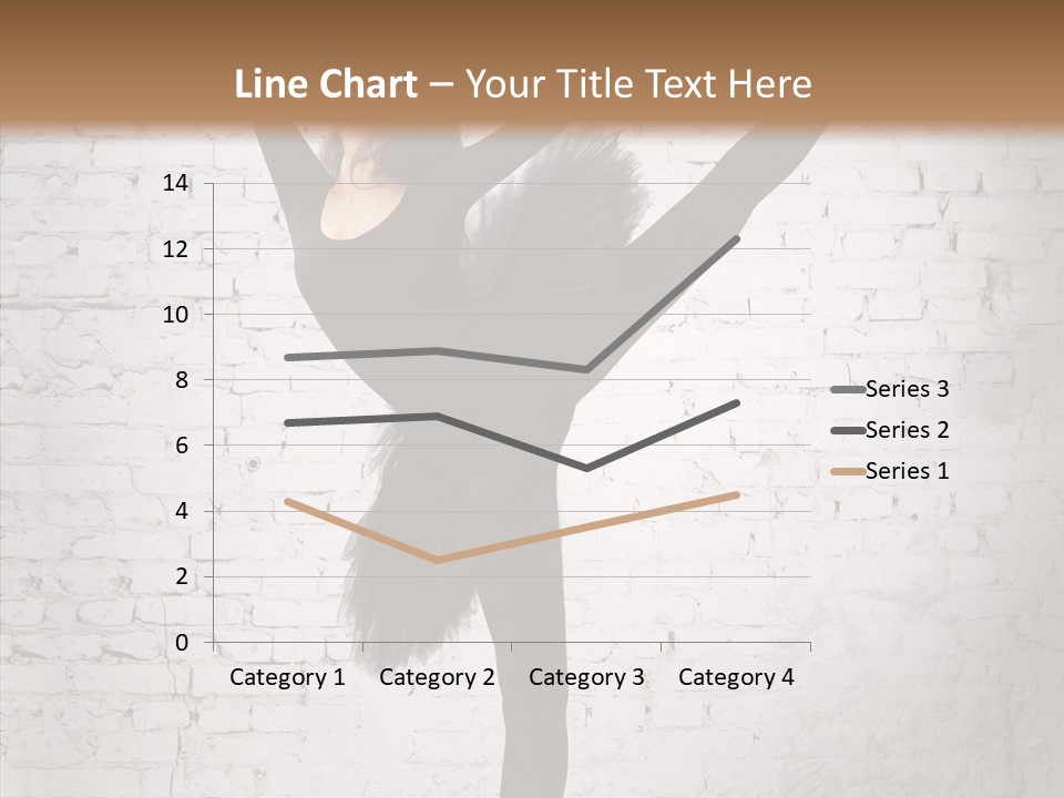 Female Ballerina Motion PowerPoint Template