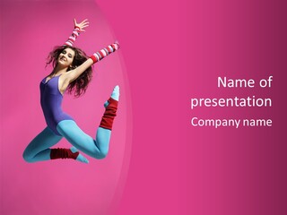 Sports Arts Performance PowerPoint Template