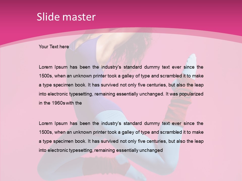 Sports Arts Performance PowerPoint Template