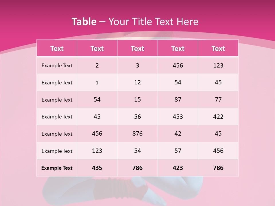 Sports Arts Performance PowerPoint Template