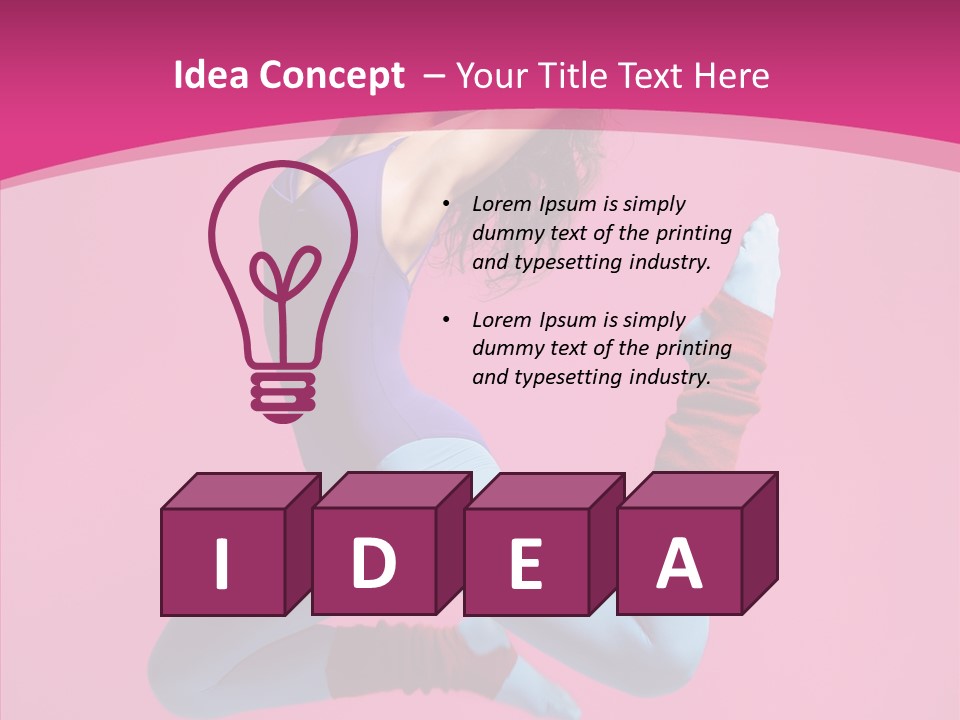 Sports Arts Performance PowerPoint Template