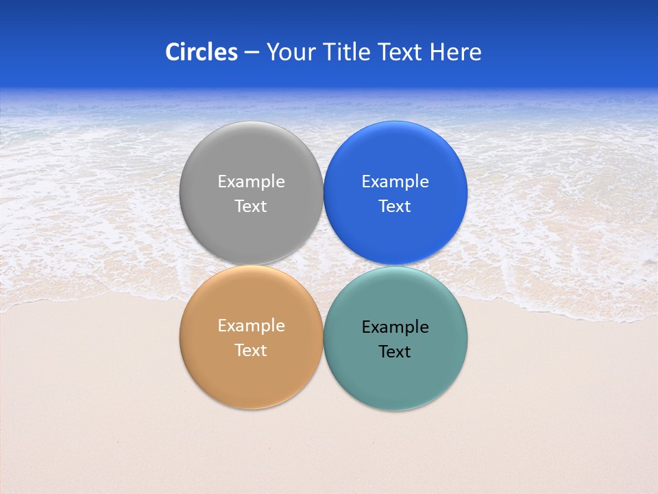 Horizon Scene Sand PowerPoint Template