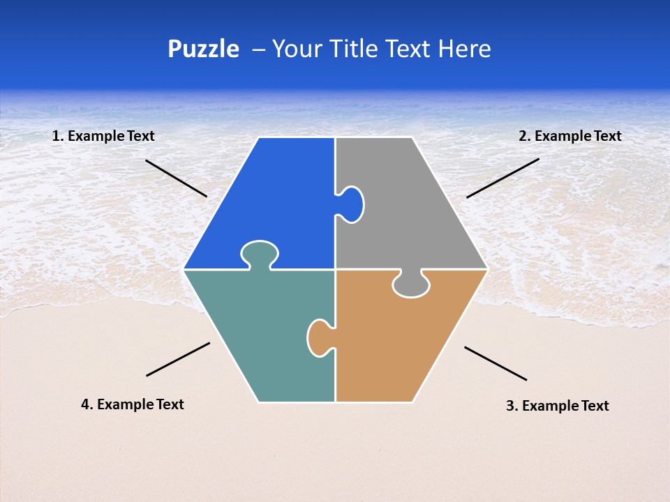 Horizon Scene Sand PowerPoint Template