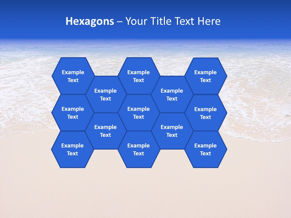 Horizon Scene Sand PowerPoint Template