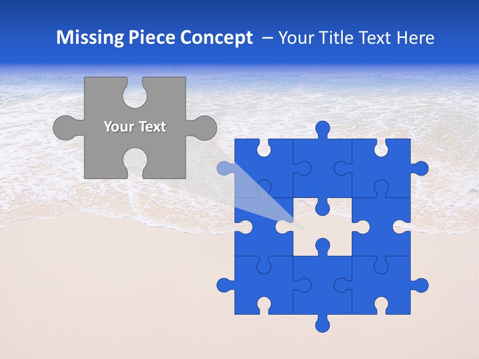 Horizon Scene Sand PowerPoint Template