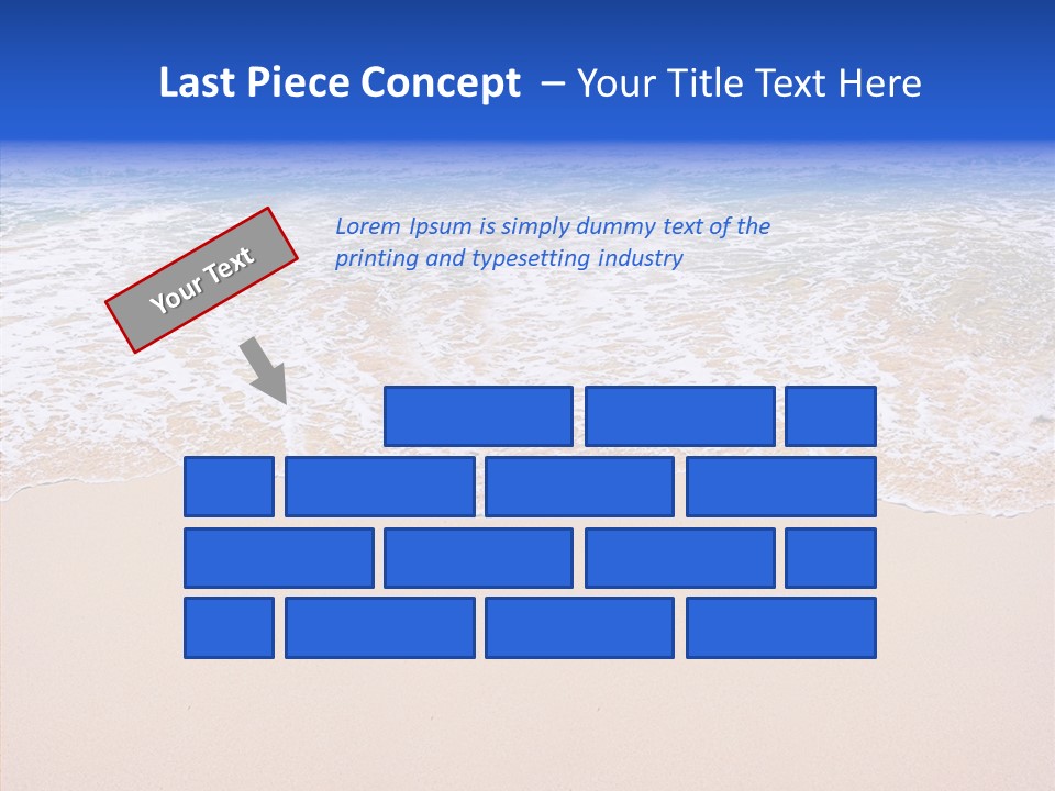 Horizon Scene Sand PowerPoint Template