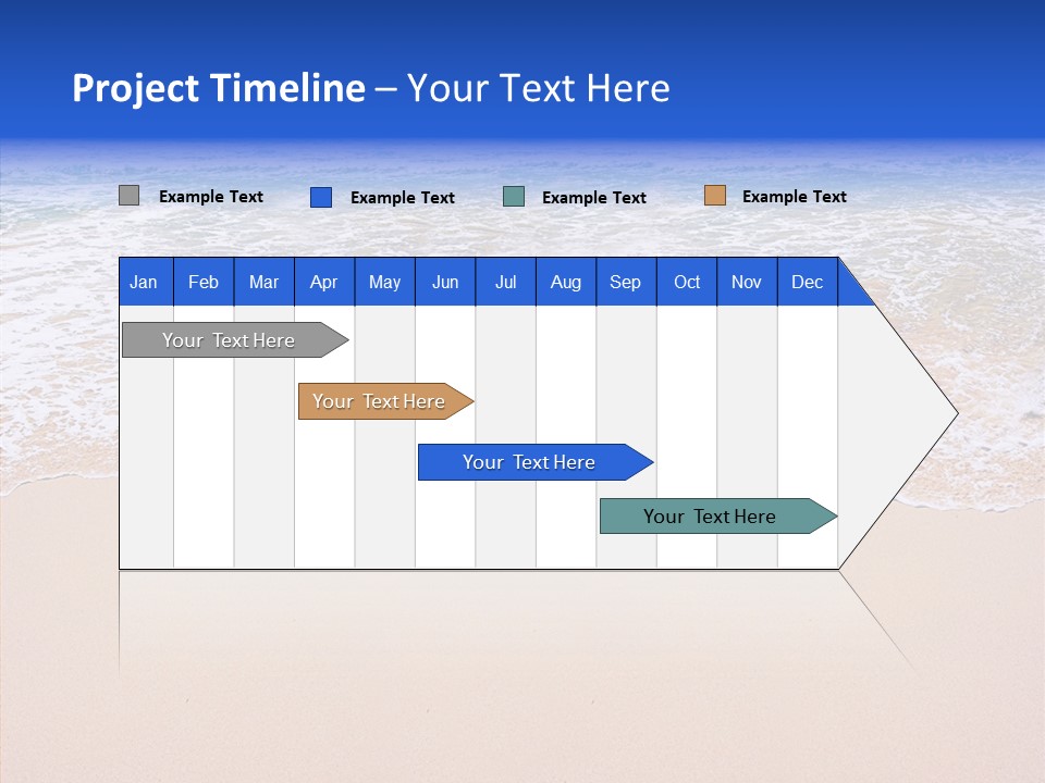 Horizon Scene Sand PowerPoint Template
