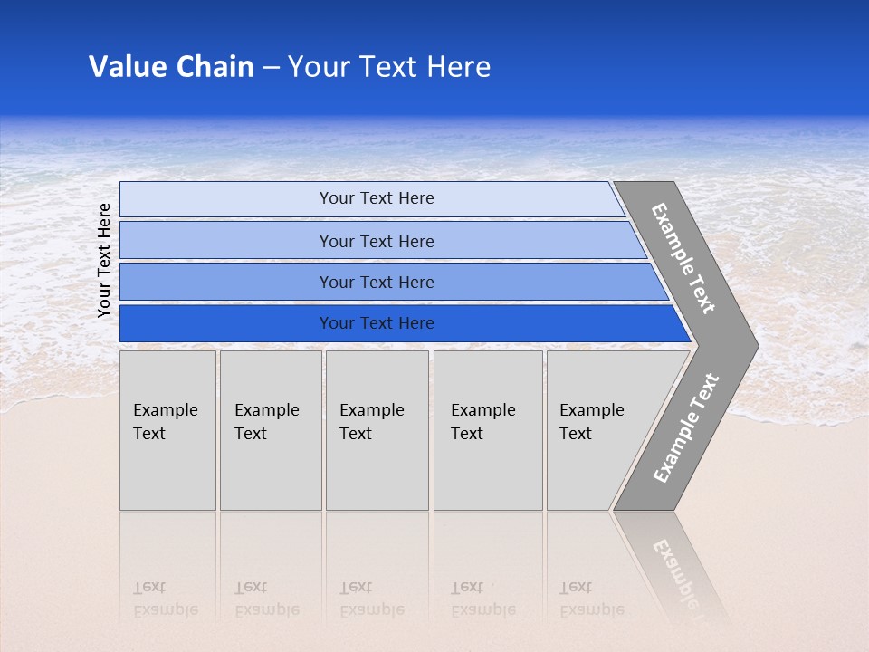 Horizon Scene Sand PowerPoint Template