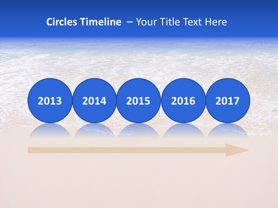 Horizon Scene Sand PowerPoint Template