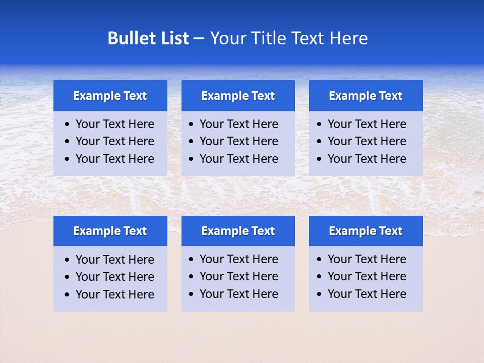 Horizon Scene Sand PowerPoint Template