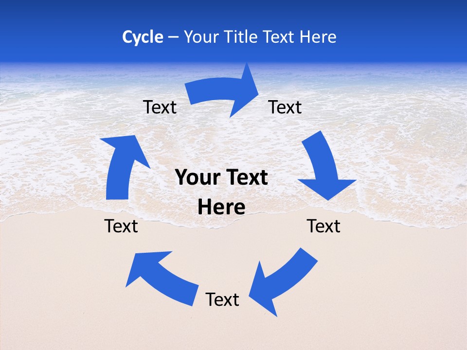 Horizon Scene Sand PowerPoint Template
