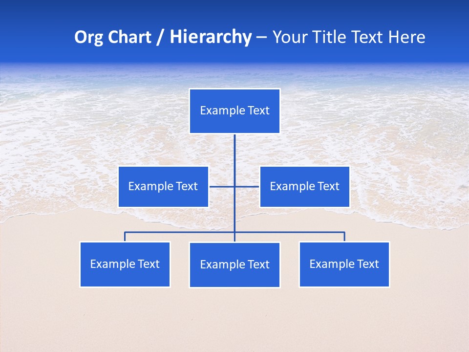 Horizon Scene Sand PowerPoint Template