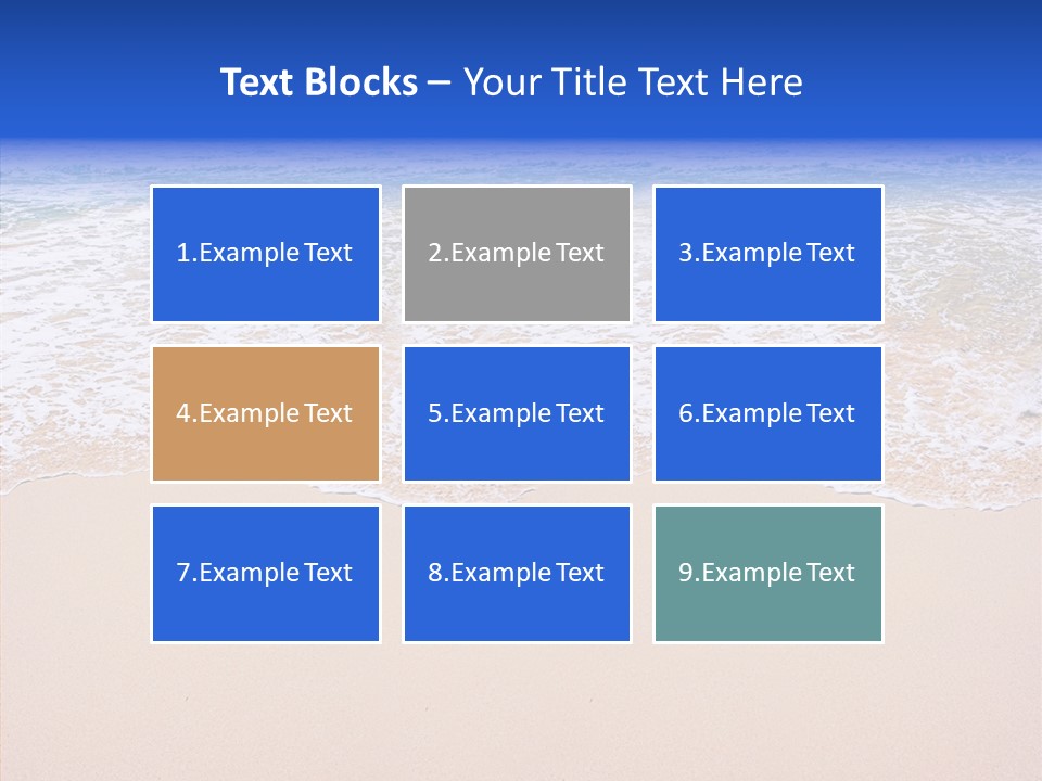 Horizon Scene Sand PowerPoint Template