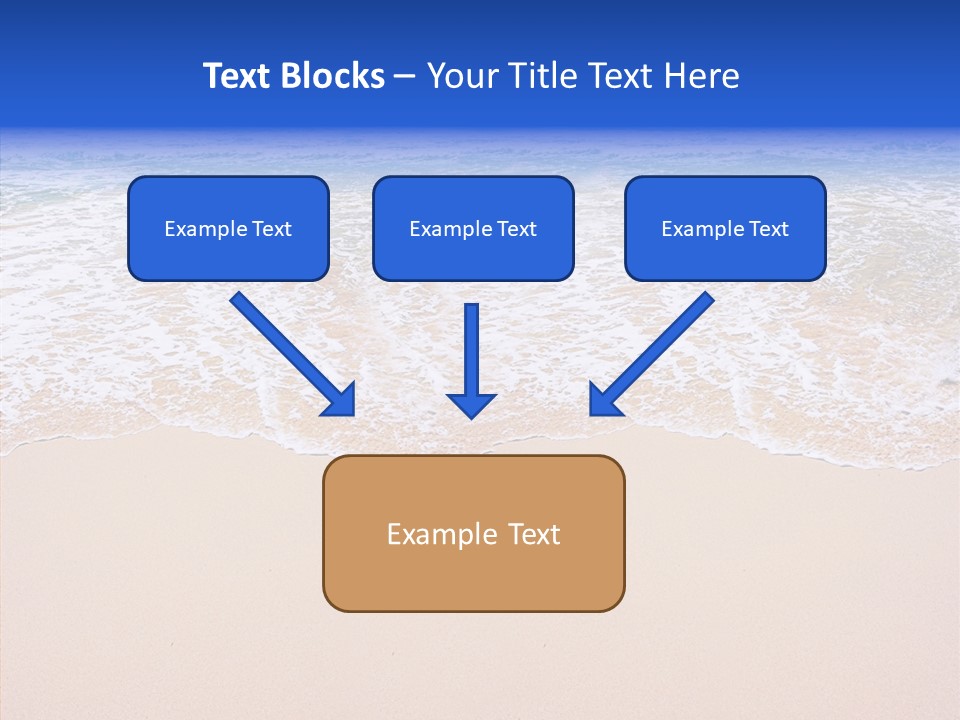 Horizon Scene Sand PowerPoint Template