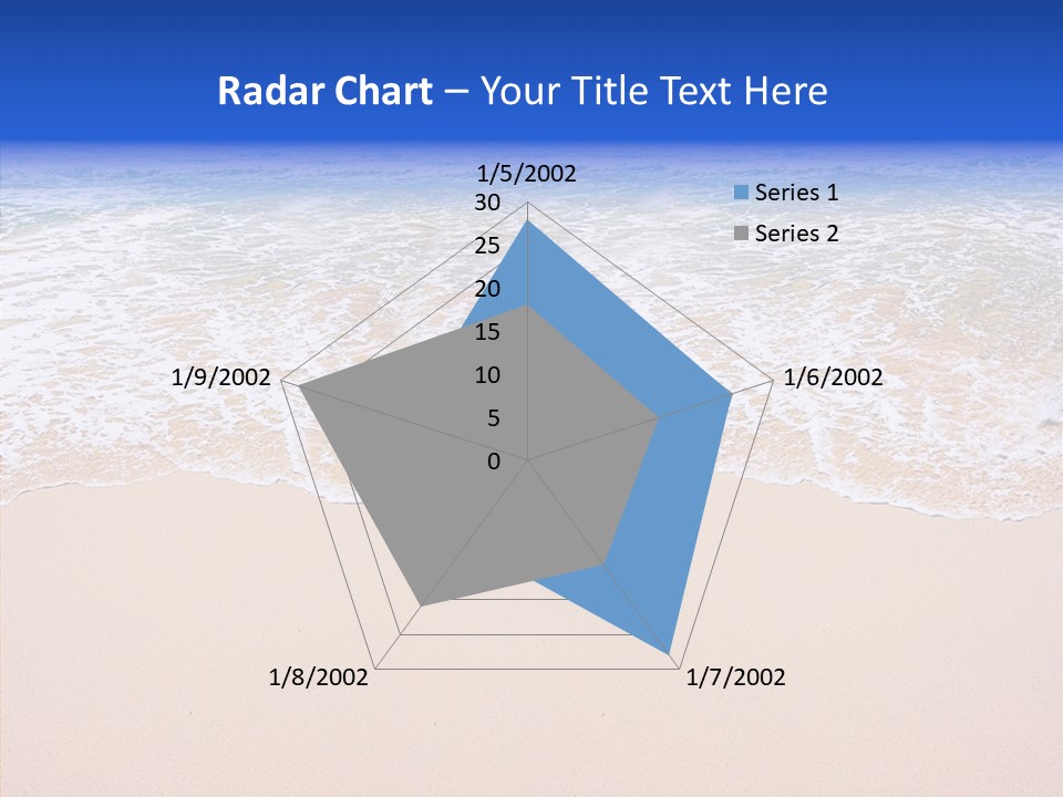 Horizon Scene Sand PowerPoint Template