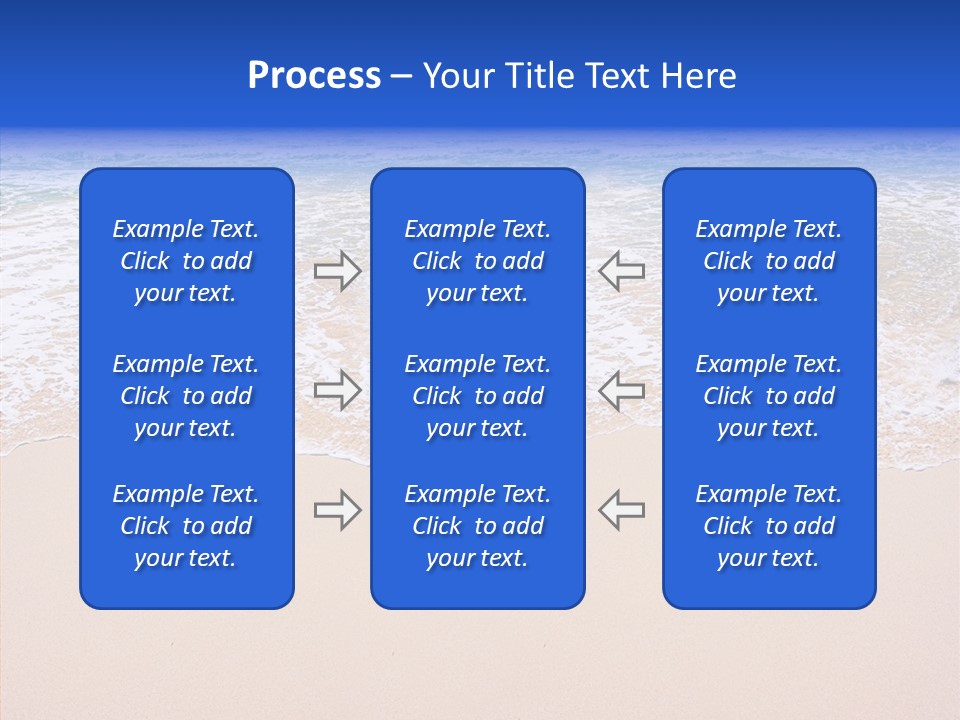 Horizon Scene Sand PowerPoint Template