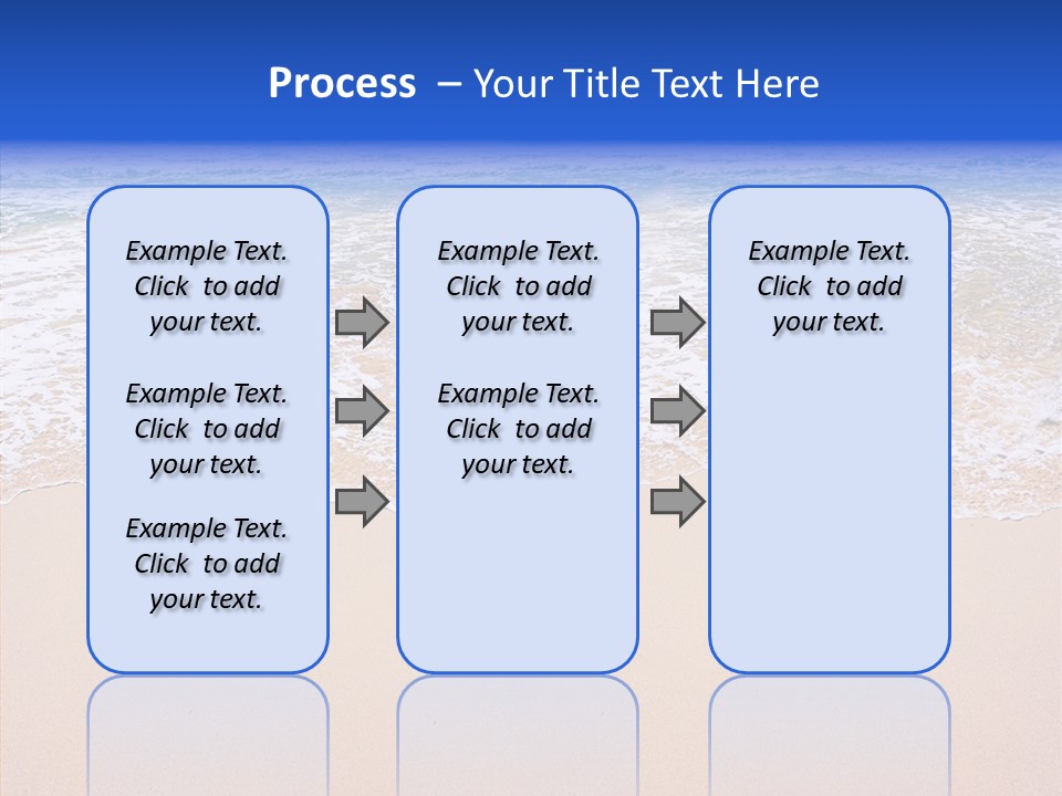 Horizon Scene Sand PowerPoint Template