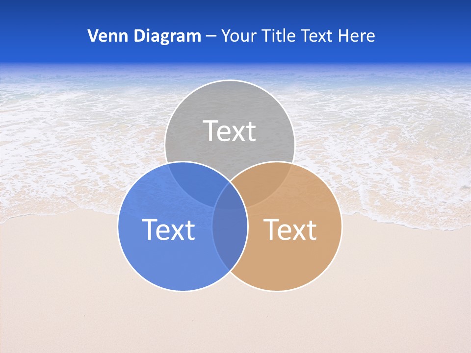 Horizon Scene Sand PowerPoint Template