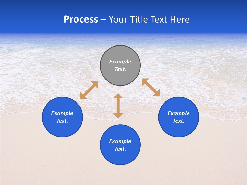Horizon Scene Sand PowerPoint Template