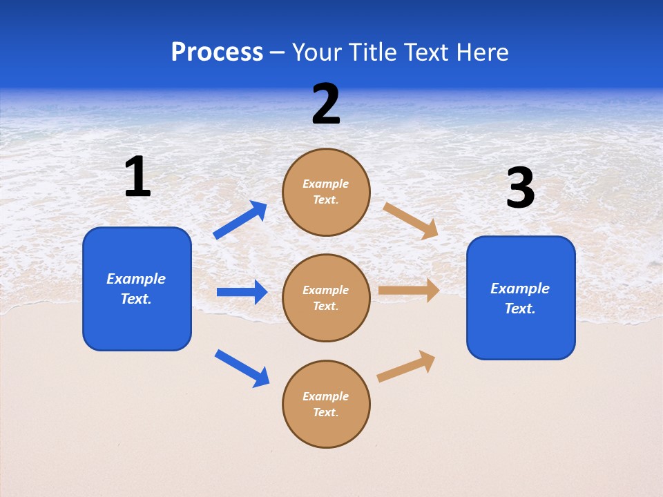 Horizon Scene Sand PowerPoint Template