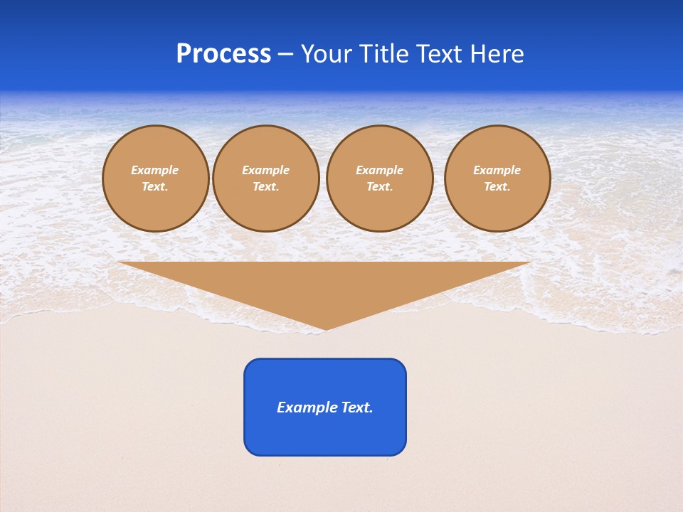 Horizon Scene Sand PowerPoint Template
