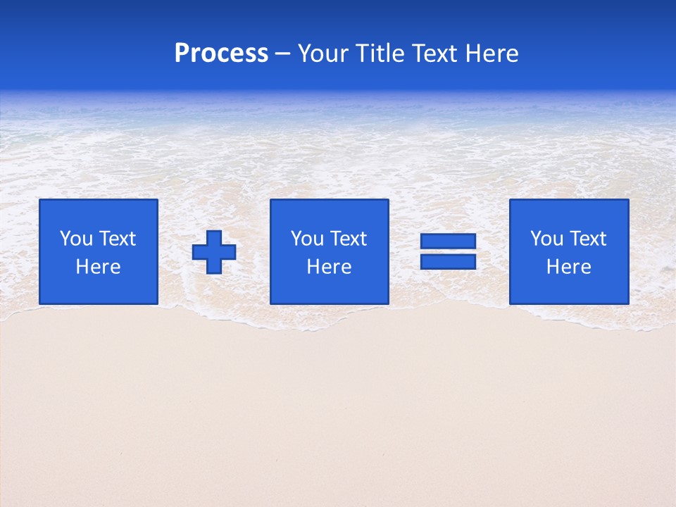 Horizon Scene Sand PowerPoint Template