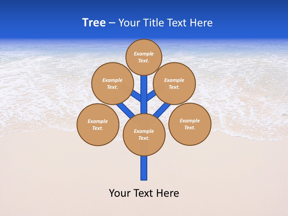 Horizon Scene Sand PowerPoint Template