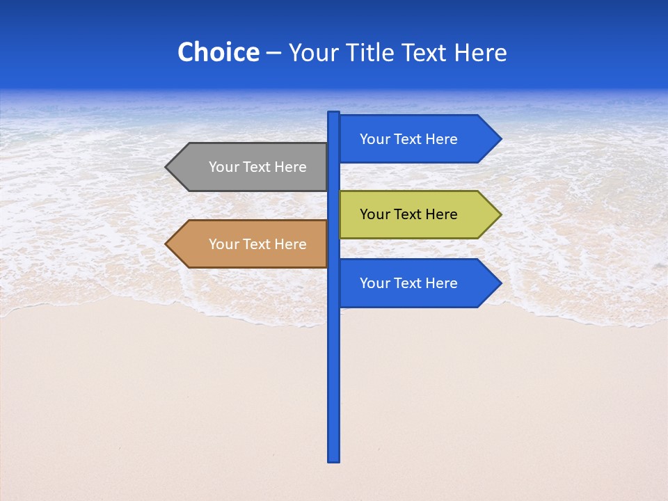 Horizon Scene Sand PowerPoint Template