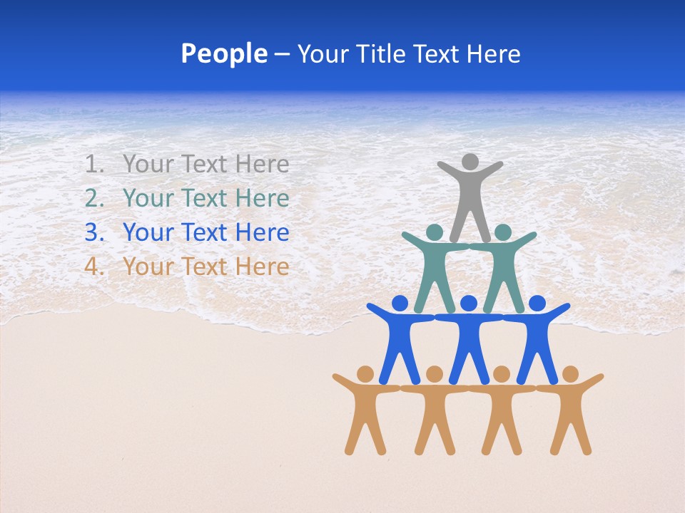 Horizon Scene Sand PowerPoint Template