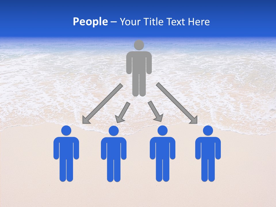 Horizon Scene Sand PowerPoint Template