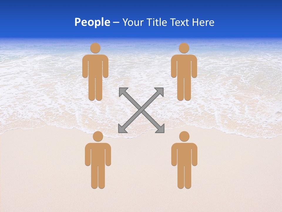 Horizon Scene Sand PowerPoint Template