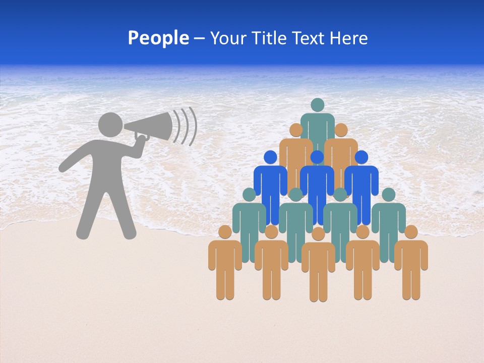 Horizon Scene Sand PowerPoint Template