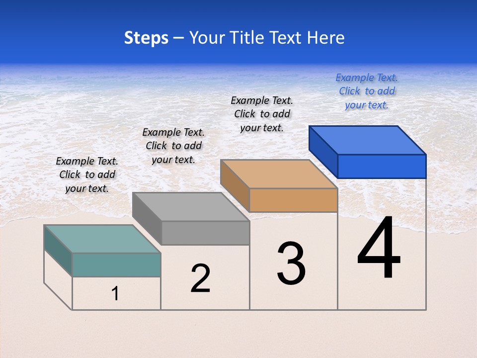 Horizon Scene Sand PowerPoint Template