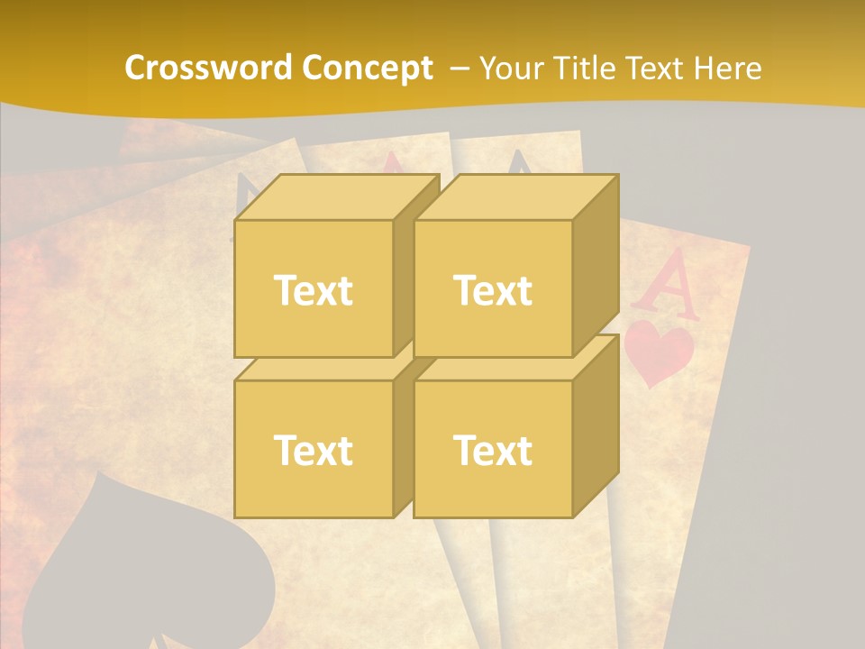 Cards Close Game PowerPoint Template