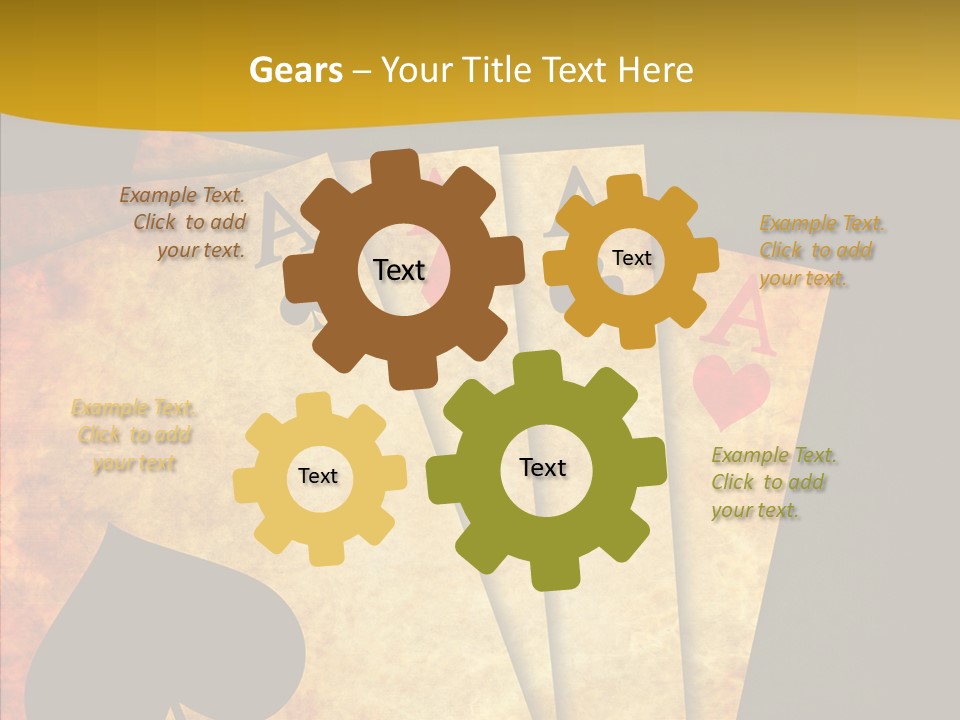 Cards Close Game PowerPoint Template