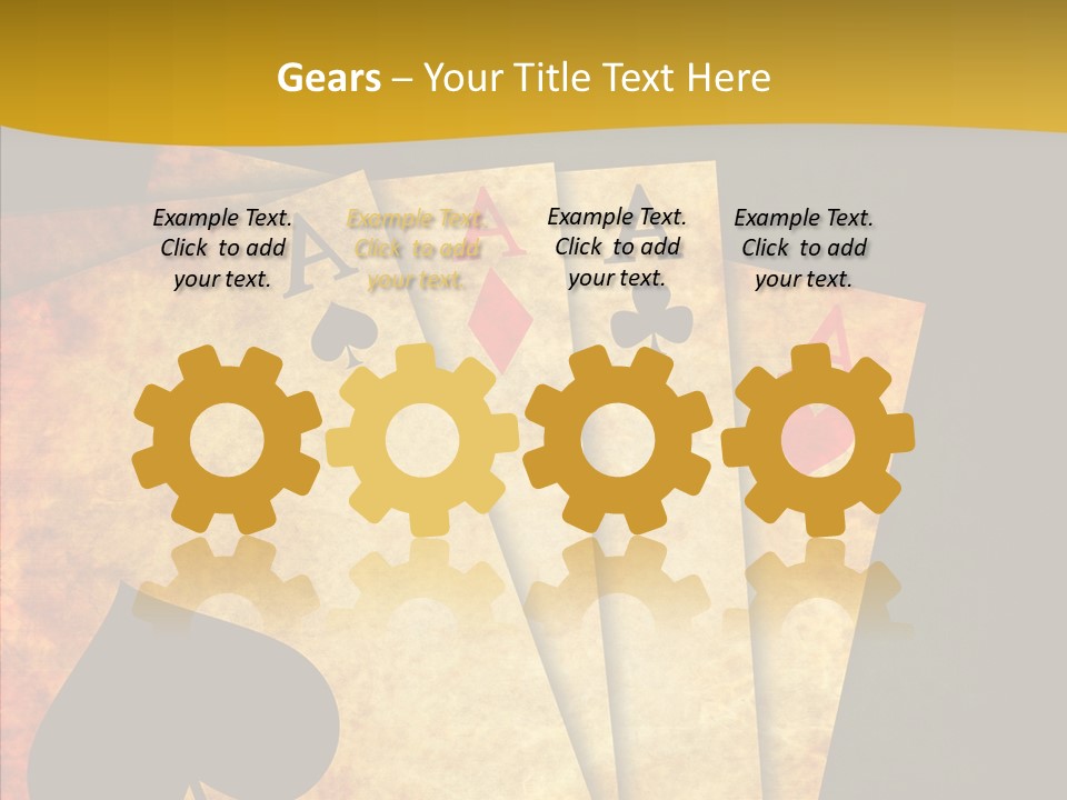 Cards Close Game PowerPoint Template