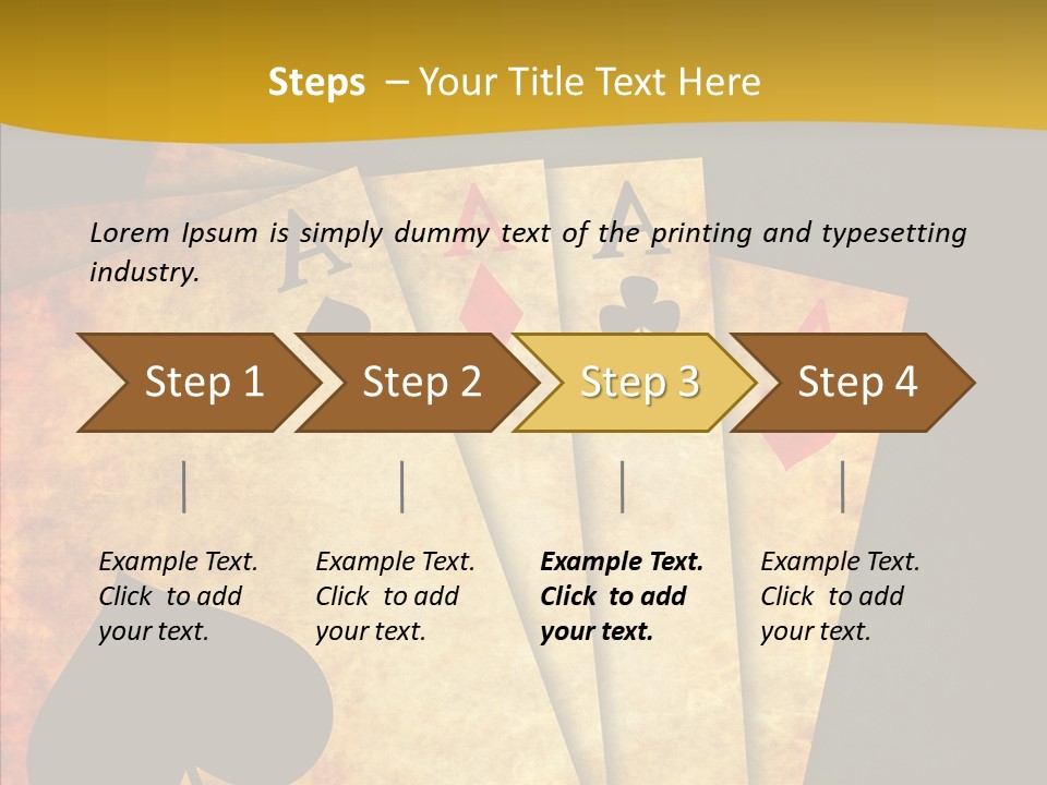 Cards Close Game PowerPoint Template