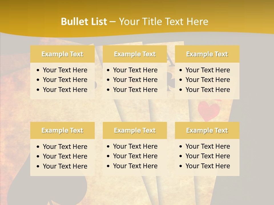 Cards Close Game PowerPoint Template