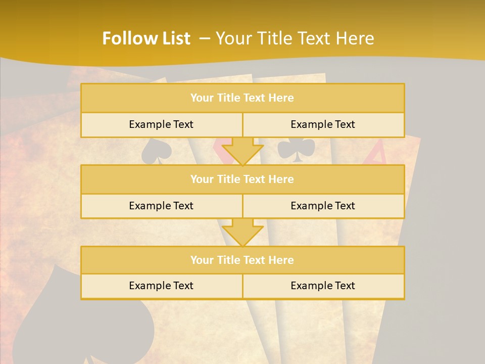 Cards Close Game PowerPoint Template
