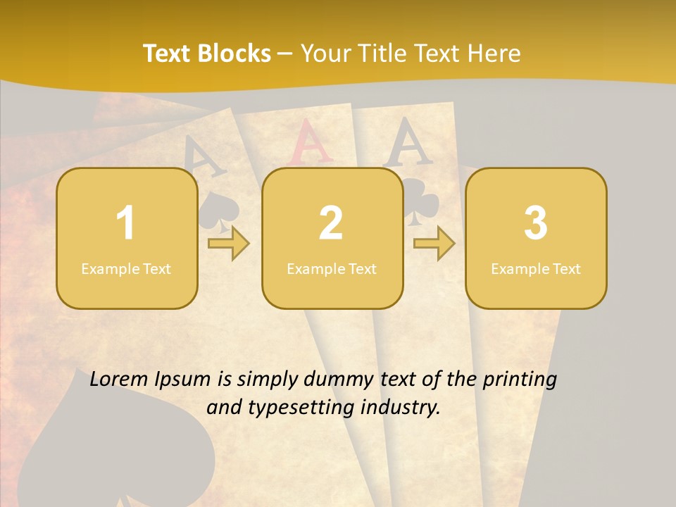 Cards Close Game PowerPoint Template
