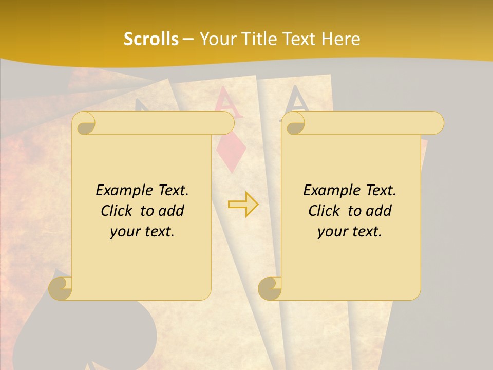 Cards Close Game PowerPoint Template