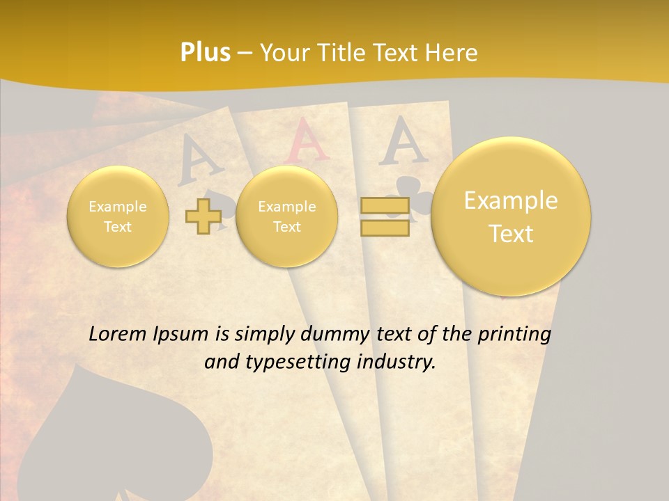 Cards Close Game PowerPoint Template