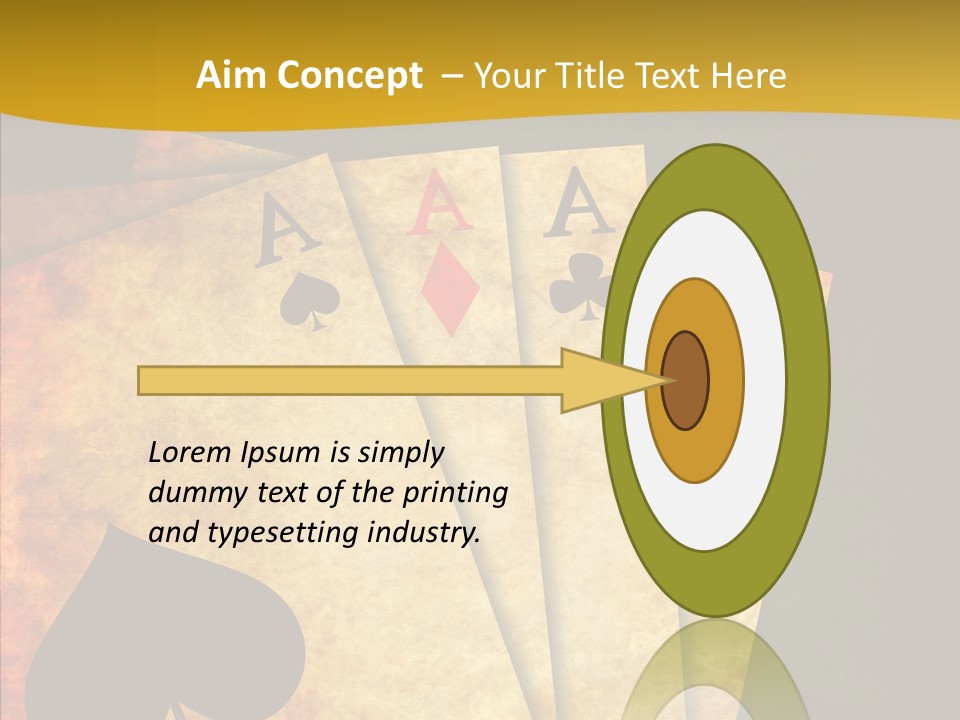 Cards Close Game PowerPoint Template